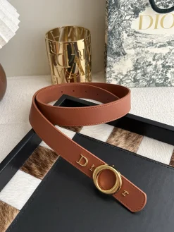 Alternative view of DIOR Belts Calf Leather 3.0cm Width A60202608050638