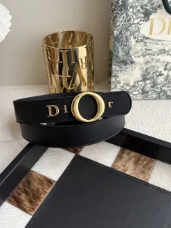 DIOR Belts Calf Leather 3.0cm Width A60202608050640