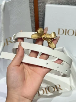 Alternative view of DIOR Belts Calf Leather One Size 1.5cm Width A70202608050158