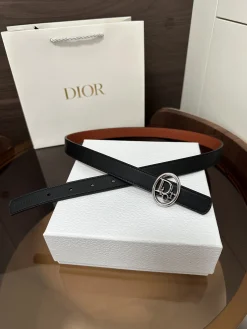 Alternative view of DIOR Belts Calf Leather One Size 2.0cm Width A60202608050233