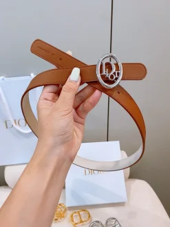 Alternative view of DIOR Belts Calf Leather One Size 2.5cm Width A70202608050031
