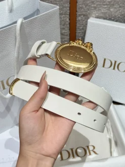 Alternative view of DIOR Belts Calf Leather One Size 2.5cm Width A80202608050122