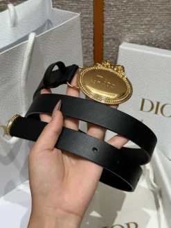 Alternative view of DIOR Belts Calf Leather One Size 2.5cm Width A80202608050124