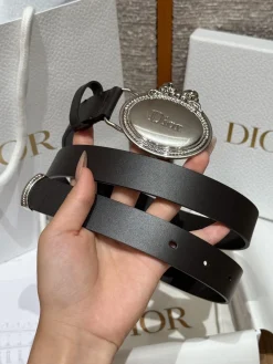 Alternative view of DIOR Belts Calf Leather One Size 2.5cm Width A80202608050127