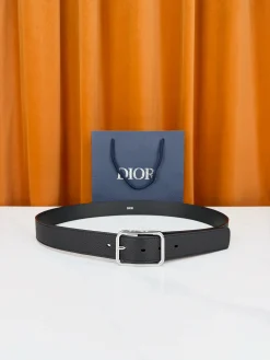 DIOR Belts Calf Leather One Size 3.5cm Width A70202608050429