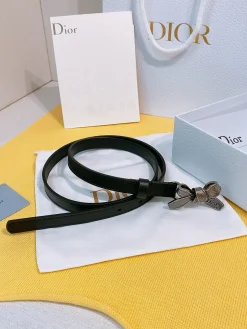 Alternative view of DIOR Belts Calfskin Leather 1.5cm Width A70202608050439