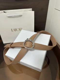DIOR Belts Calfskin Leather 2.5cm Width A70202608050226