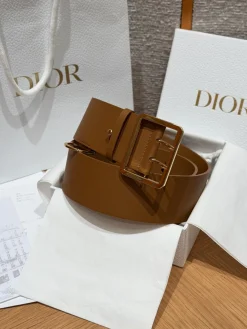 DIOR Belts Calfskin Leather 5.0cm Width A90202608050167