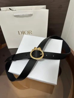DIOR Belts Calfskin Leather One Size 2.5cm Width A70202608050219