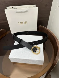 Alternative view of DIOR Belts Calfskin Leather One Size 2.5cm Width A70202608050219