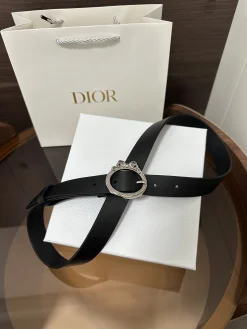 DIOR Belts Calfskin Leather One Size 2.5cm Width A70202608050220