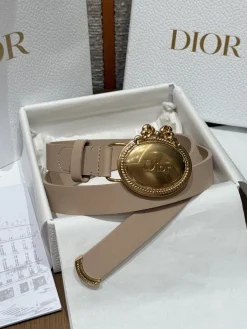 DIOR Belts Calfskin Leather One Size 2.5cm Width A80202608050130