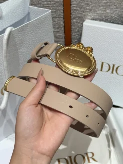 Alternative view of DIOR Belts Calfskin Leather One Size 2.5cm Width A80202608050130