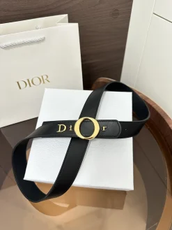DIOR Belts Calfskin Leather One Size 3.0cm Width A70202608050344