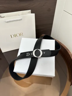 DIOR Belts Calfskin Leather One Size 3.0cm Width A70202608050345