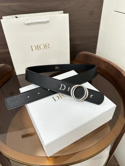 Alternative view of DIOR Belts Calfskin Leather One Size 3.0cm Width A70202608050345