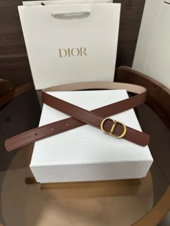 Alternative view of DIOR Belts Calfskin Leather One Size A60202608050278