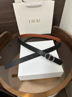 Alternative view of DIOR Belts Calfskin Leather One Size A60202608050280