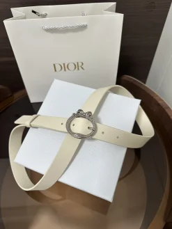 DIOR Belts Smooth Calf Leather 2.5cm Width A70202608050222