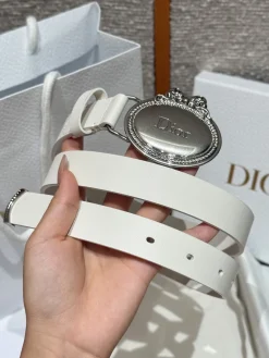 Alternative view of DIOR Belts Smooth Calf Leather 2.5cm Width A80202608050123