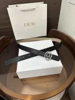 Alternative view of DIOR Belts Smooth Calfskin 2.0cm Width A60202608050237