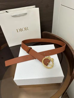 Alternative view of DIOR Belts Smooth Calfskin 2.5cm Width A70202608050223
