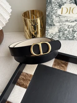 Alternative view of DIOR Belts Smooth Calfskin A60202608050782