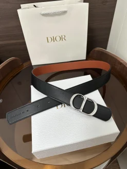 Alternative view of DIOR Belts Smooth Calfskin One Size A60202608050322