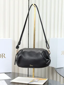 DIOR Clutches Bags (Black-Gold) 20X11X8CM F50202608060226