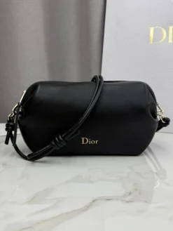 Alternative view of DIOR Clutches Bags Lamb Leather (Black-Gold) 20X11X8CM F00202608060276