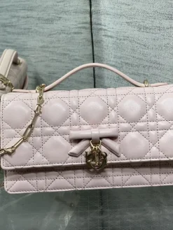 Alternative view of DIOR Clutches Bags Lamb Leather (Pink-Gold) 21X11X5CM G00202608060387