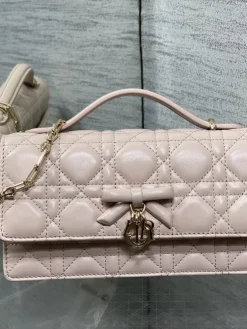 Alternative view of DIOR Clutches Bags Lamb Leather (Pink-Gold) 21X11X5CM G00202608060389
