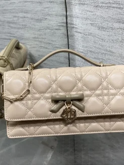 Alternative view of DIOR Clutches Bags Lambskin (Beige-Gold) 21X11X5CM G00202608060385