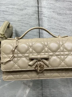 Alternative view of DIOR Clutches Bags Lambskin Leather (Beige-Gold) 21X11X5CM G00202608060391