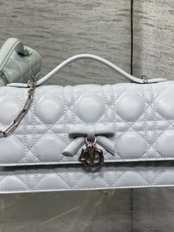 DIOR Clutches Bags Lambskin (Light Blue-SiDIORer) 21X11X5CM E80202608060202