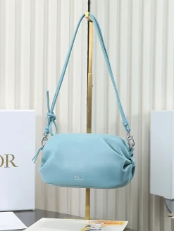 DIOR Clutches Bags (Light Blue-SiDIORer) 20X11X8CM F50202608060224