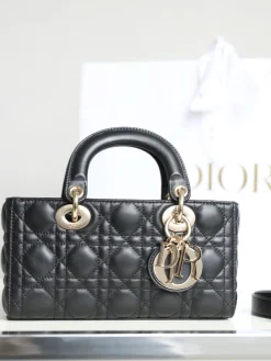 Alternative view of DIOR Crossbody Bags (Black-Gold) 22X12X6CM I50202608060315