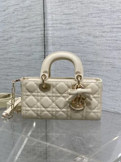 Alternative view of DIOR Crossbody Bags Lamb Leather (Cream-Gold) 22X6X12CM G00202608060246
