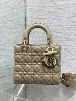 Alternative view of DIOR Crossbody Bags Lambskin (Beige-Gold) 20X17X8CM G20202608060438