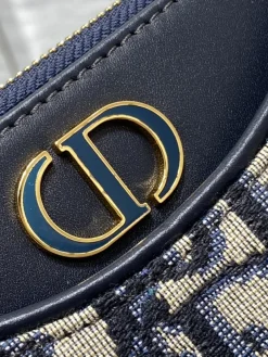 Alternative view of DIOR Crossbody Bags Leather (Navy-Beige) 21X13X5CM E50202608060514