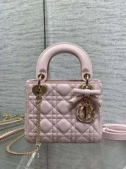 Alternative view of DIOR Crossbody Bags (Pink-Gold) 17X7X15CM F50202608060117