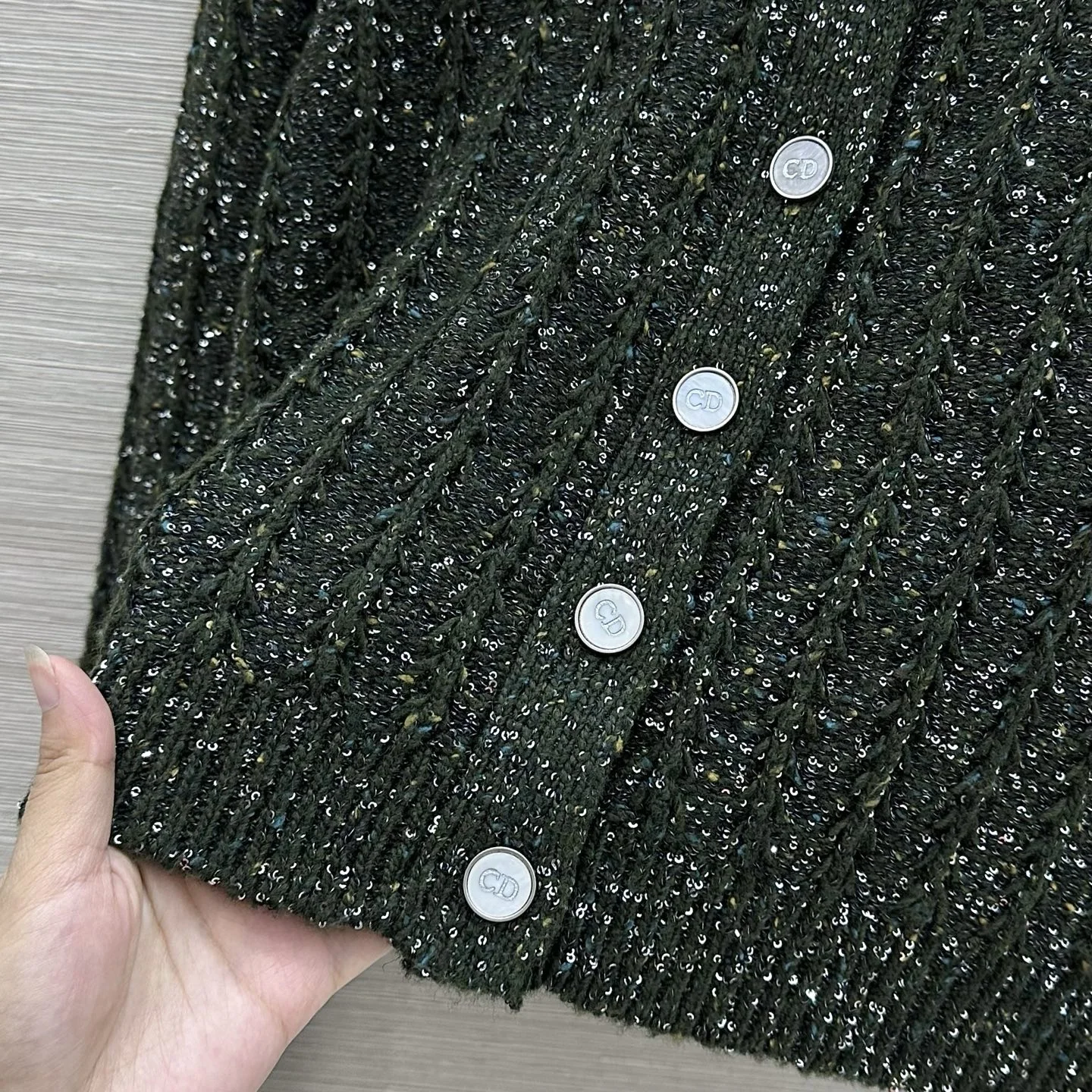 DIOR Jackets Cashmere Sequins S C15202608040045 - Image 7