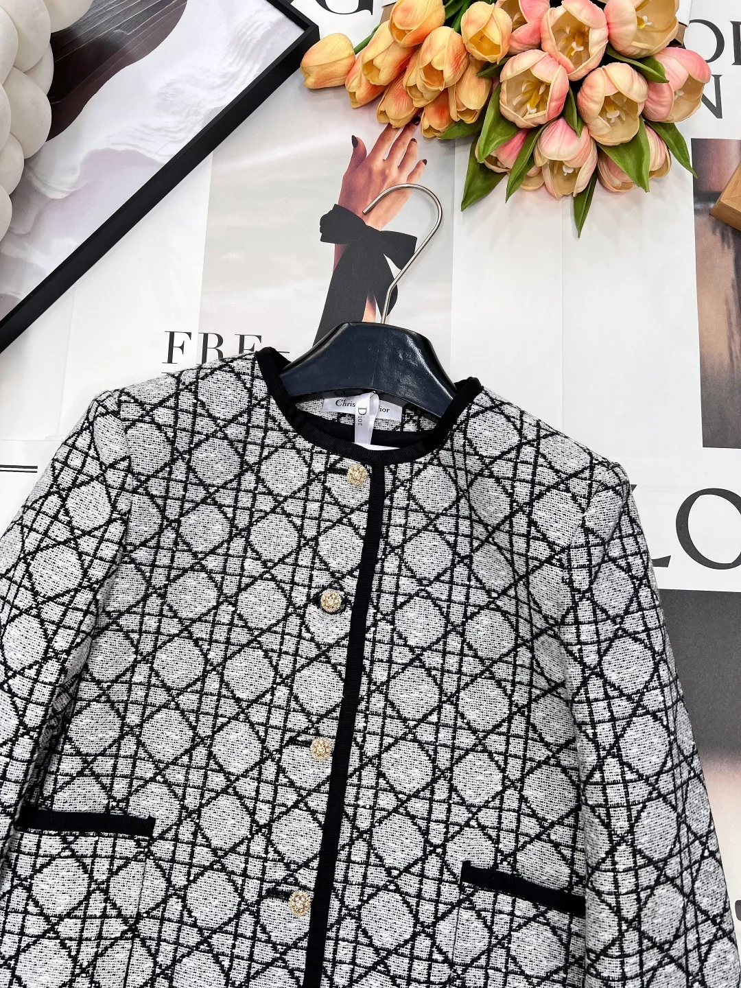 DIOR Jackets Tweed S M L C35202608040125 - Image 10