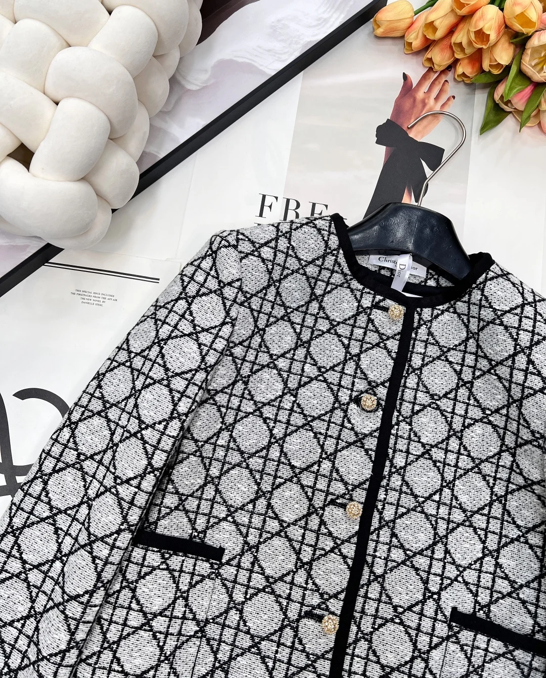 DIOR Jackets Tweed S M L C35202608040125 - Image 5