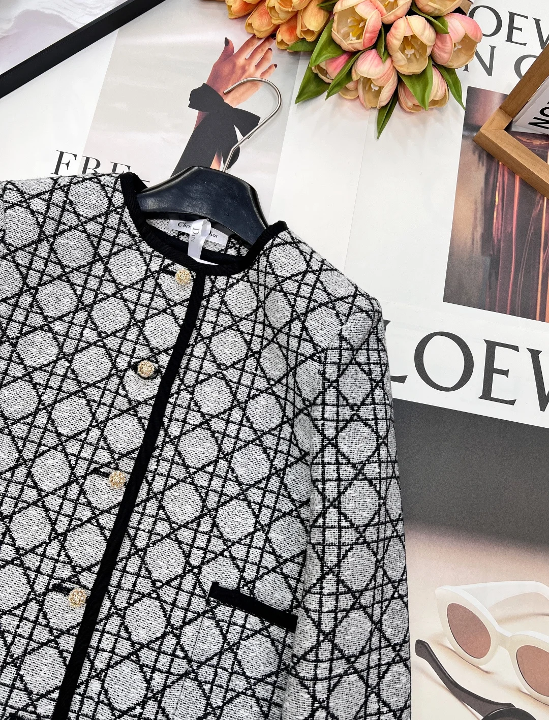DIOR Jackets Tweed S M L C35202608040125 - Image 7