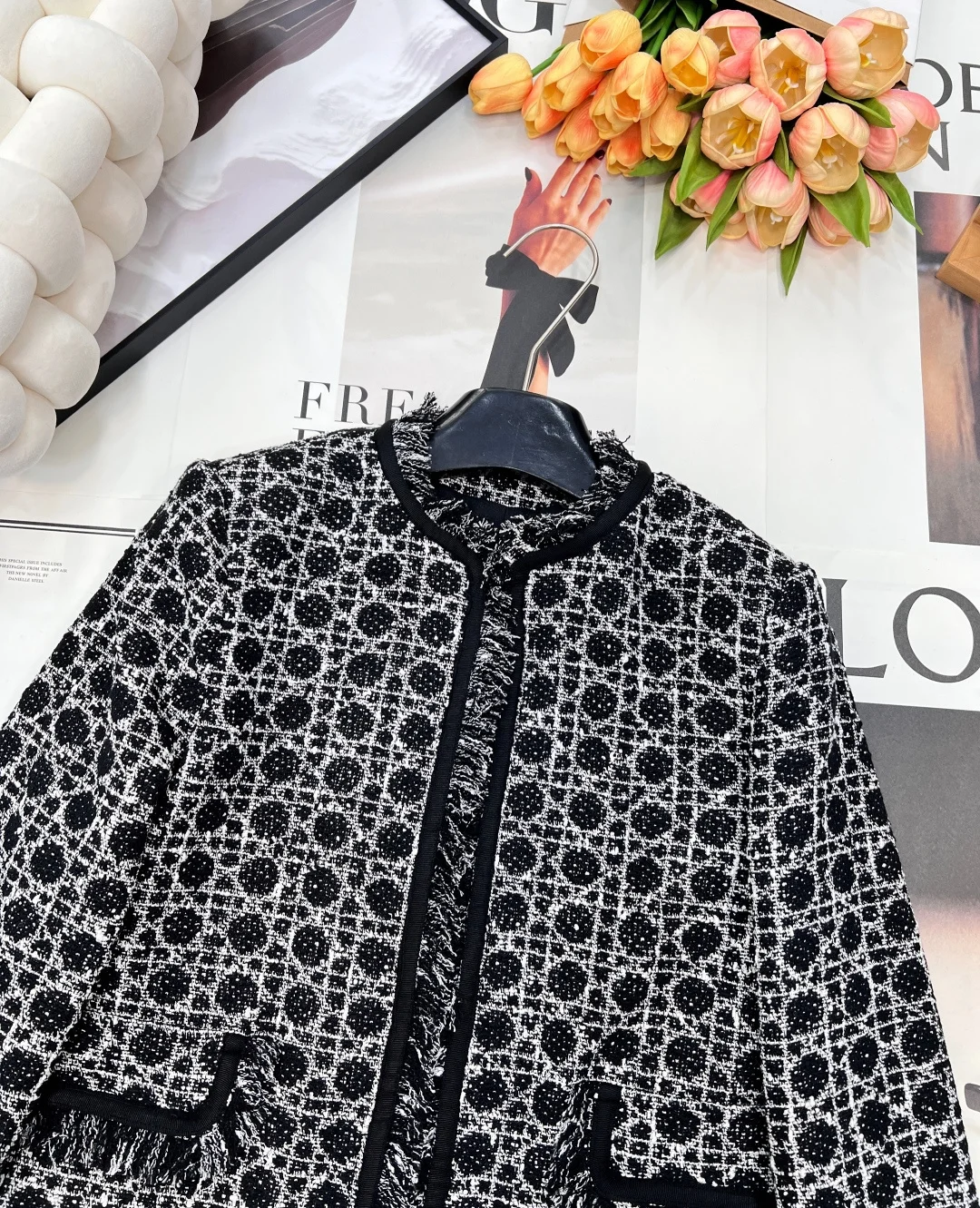 DIOR Jackets Tweed S-M-L C35202608040126 - Image 5
