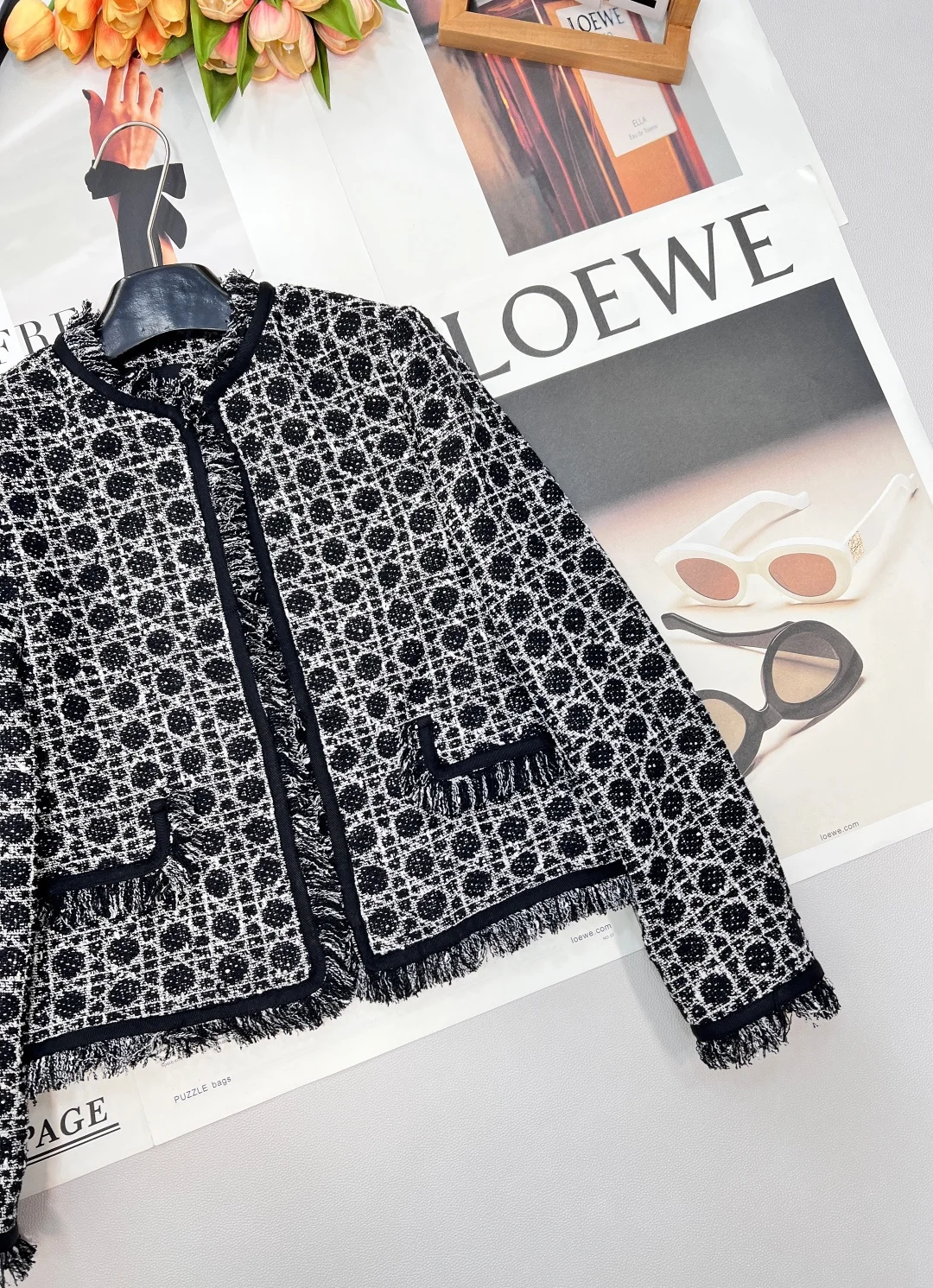 DIOR Jackets Tweed S-M-L C35202608040126 - Image 7