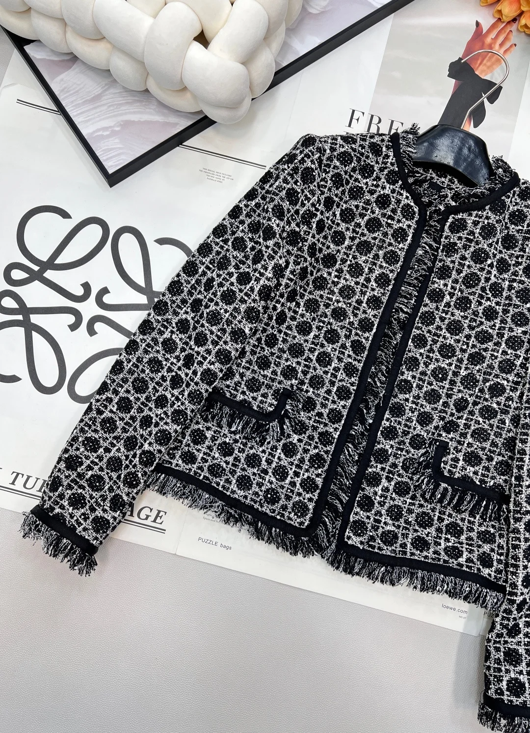 DIOR Jackets Tweed S-M-L C35202608040126 - Image 8
