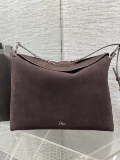 Alternative view of DIOR Messenger Bags Suede Leather (Brown-SiDIORer) 39X29X11CM H00202608060465