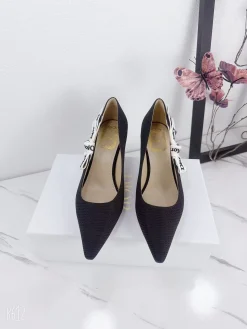 Alternative view of DIOR Pumps Jacquard Lambskin EU34-42 B40202608031230